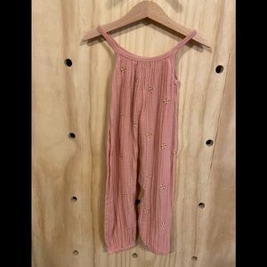 Pink Chicken Soft Cotton Romper